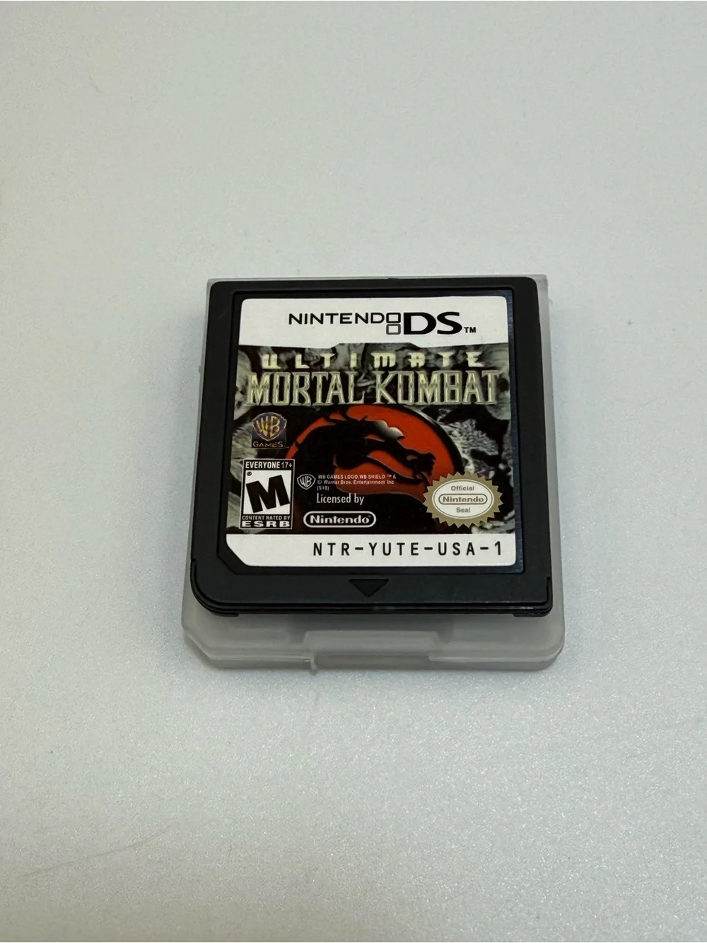 Nintendo DS Mortal Kombat Game Card